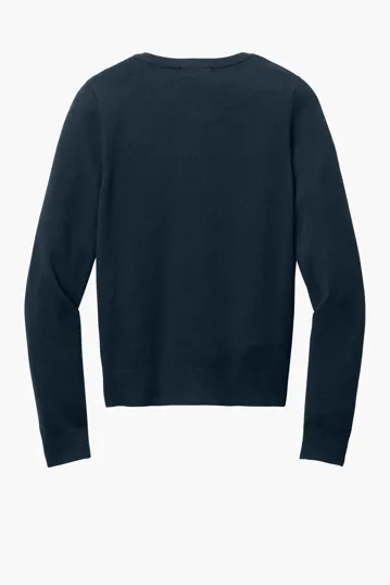 Port Authority Women's Easy Care Crewneck Cardigan Sweater — view 7
