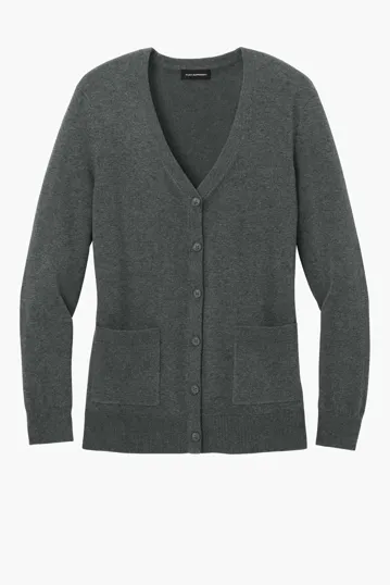 Port Authority Women's Easy Care Button-Up Cardigan Sweater — view 2
