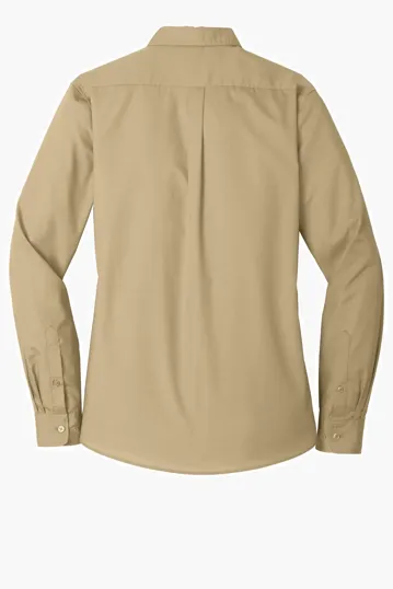 Port Authority Women's Long Sleeve Carefree Poplin Shirt — view 21
