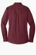 Port Authority Women's Long Sleeve Carefree Poplin Shirt — view 13