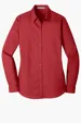 Port Authority Women's Long Sleeve Carefree Poplin Shirt — view 8