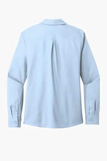 Port Authority Women's Long Sleeve Performance Staff Shirt — view 8