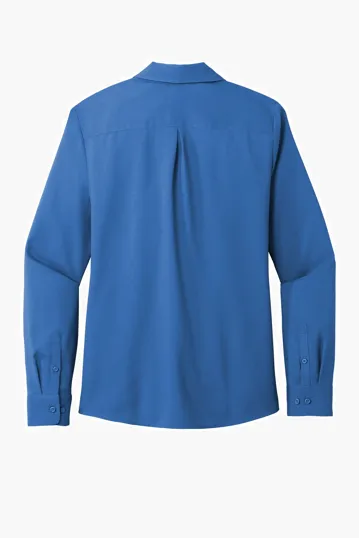 Port Authority Women's Long Sleeve Performance Staff Shirt — view 10