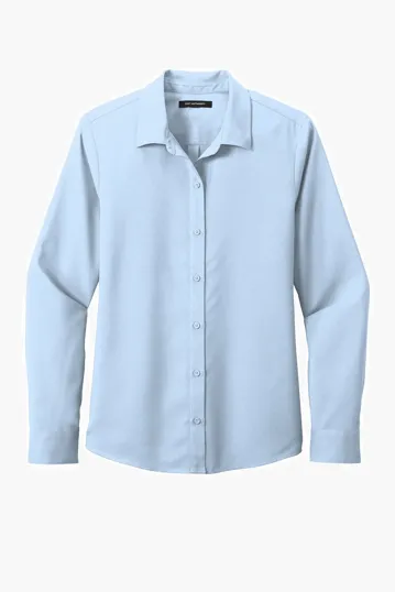 Port Authority Women's Long Sleeve Performance Staff Shirt — view 3