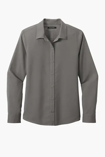 Port Authority Women's Long Sleeve Performance Staff Shirt — view 4