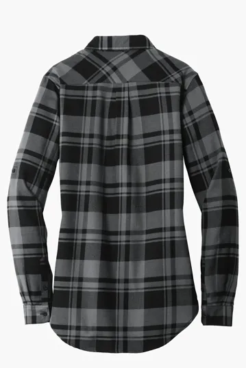 Port Authority Women's Plaid Flannel Tunic — view 10