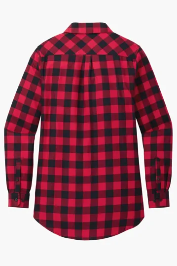 Port Authority Women's Plaid Flannel Tunic — view 11