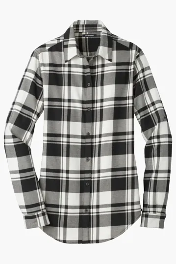 Port Authority Women's Plaid Flannel Tunic — view 7