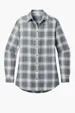 Port Authority Women's Plaid Flannel Tunic — view 3