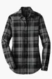 Port Authority Women's Plaid Flannel Tunic — view 4
