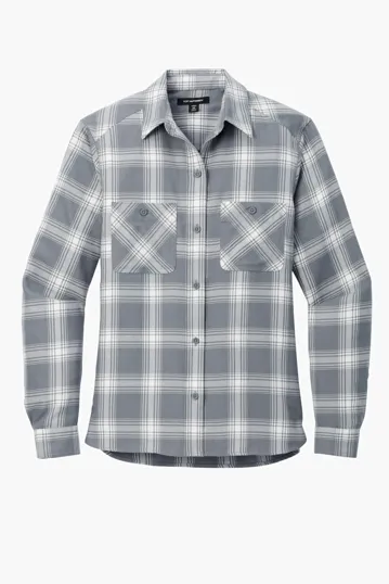 Port Authority Women's Plaid Flannel Shirt — view 4