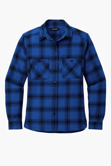 Port Authority Women's Plaid Flannel Shirt — view 6