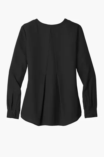 Port Authority Women's Long Sleeve Button-Front Blouse — view 5