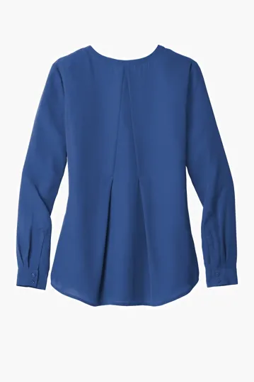 Port Authority Women's Long Sleeve Button-Front Blouse — view 6