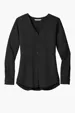 Port Authority Women's Long Sleeve Button-Front Blouse — view 2