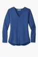 Port Authority Women's Long Sleeve Button-Front Blouse — view 4