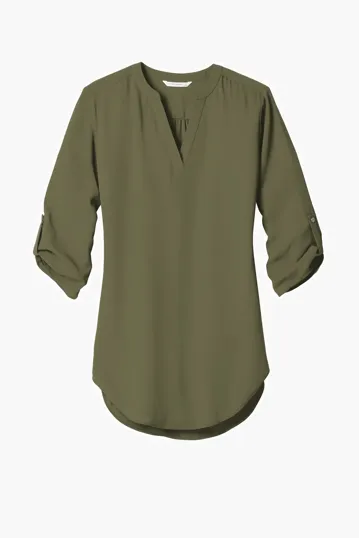 Port Authority Women's 3/4-Sleeve Tunic Blouse — view 3