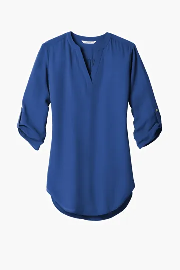 Port Authority Women's 3/4-Sleeve Tunic Blouse — view 8