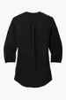 Port Authority Women's 3/4-Sleeve Textured Crepe Tunic — view 7