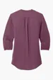 Port Authority Women's 3/4-Sleeve Textured Crepe Tunic — view 9