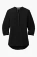 Port Authority Women's 3/4-Sleeve Textured Crepe Tunic — view 3