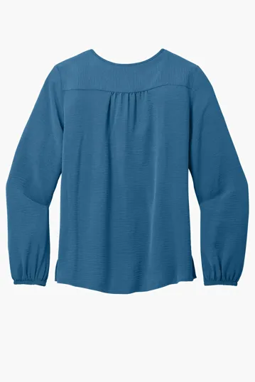 Port Authority Women's Textured Crepe Blouse — view 5
