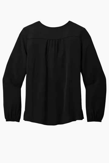 Port Authority Women's Textured Crepe Blouse — view 6