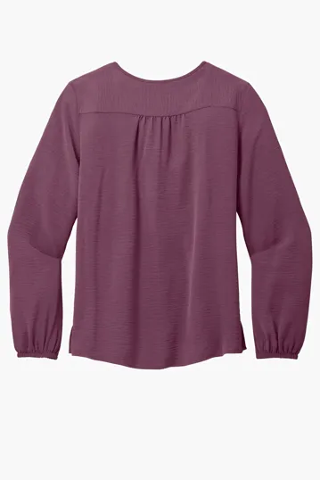 Port Authority Women's Textured Crepe Blouse — view 7