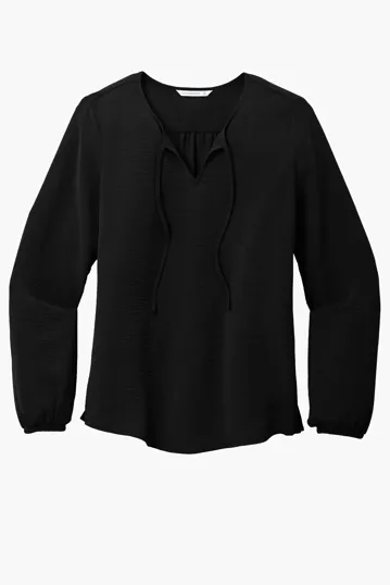 Port Authority Women's Textured Crepe Blouse — view 3