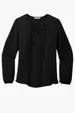 Port Authority Women's Textured Crepe Blouse — view 3
