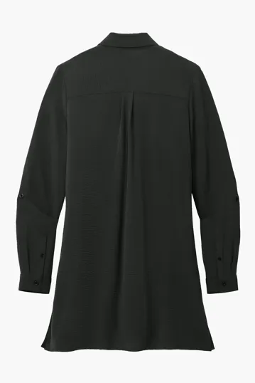 Port Authority Women's Textured Crepe Long Tunic — view 4