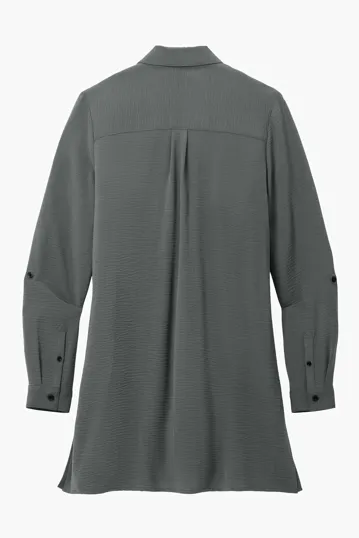 Port Authority Women's Textured Crepe Long Tunic — view 5