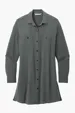 Port Authority Women's Textured Crepe Long Tunic — view 3