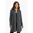 Port Authority Women's Textured Crepe Long Tunic