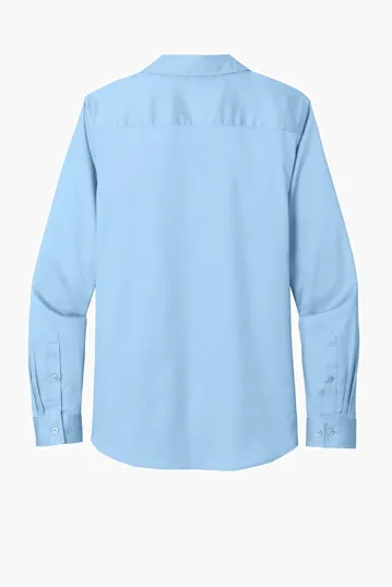 Port Authority Women's Long Sleeve SuperPro React Twill Shirt — view 20