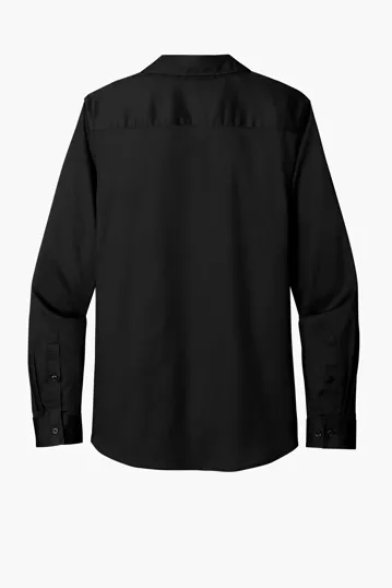 Port Authority Women's Long Sleeve SuperPro React Twill Shirt — view 22
