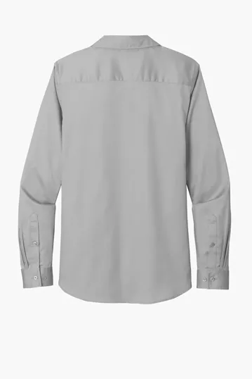 Port Authority Women's Long Sleeve SuperPro React Twill Shirt — view 24