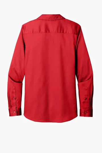 Port Authority Women's Long Sleeve SuperPro React Twill Shirt — view 28