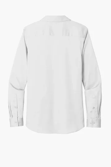 Port Authority Women's Long Sleeve SuperPro React Twill Shirt — view 35