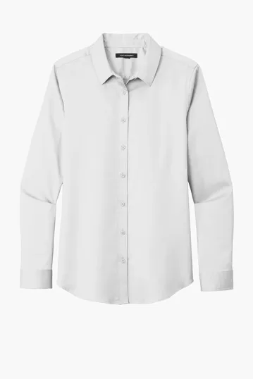 Port Authority Women's Long Sleeve SuperPro React Twill Shirt — view 18