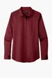 Port Authority Women's Long Sleeve SuperPro React Twill Shirt — view 2