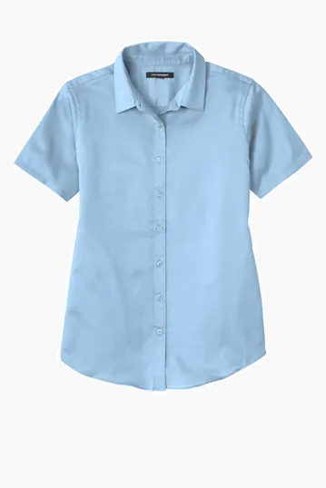 Port Authority Women's SuperPro React Twill Shirt — view 3