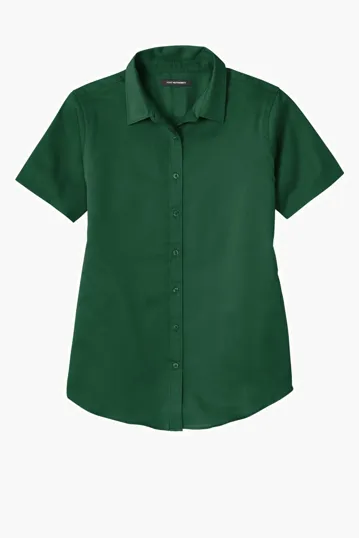 Port Authority Women's SuperPro React Twill Shirt — view 4