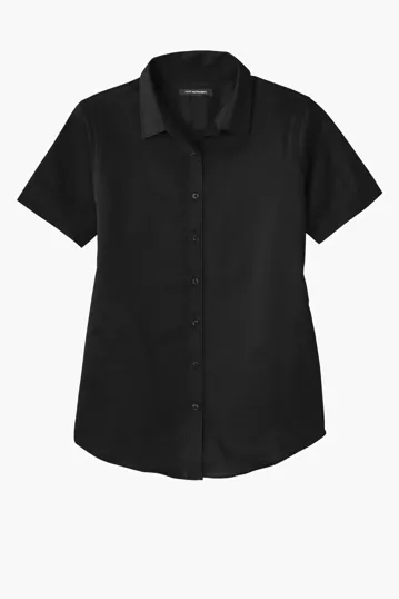 Port Authority Women's SuperPro React Twill Shirt — view 5