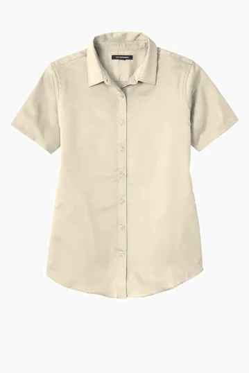 Port Authority Women's SuperPro React Twill Shirt — view 6
