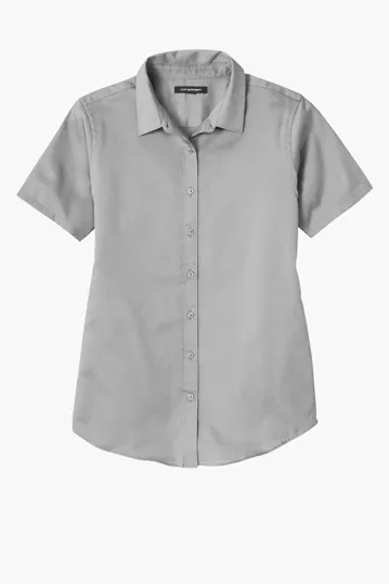 Port Authority Women's SuperPro React Twill Shirt — view 7