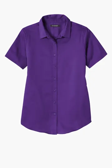 Port Authority Women's SuperPro React Twill Shirt — view 9