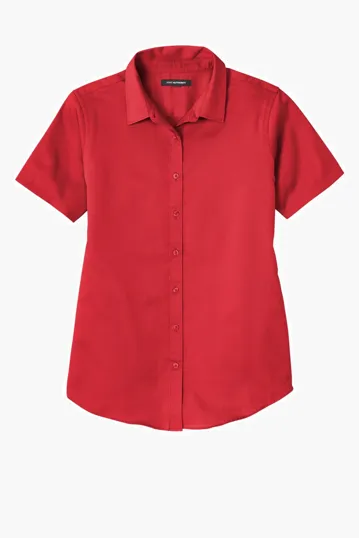Port Authority Women's SuperPro React Twill Shirt — view 11