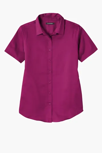 Port Authority Women's SuperPro React Twill Shirt — view 18
