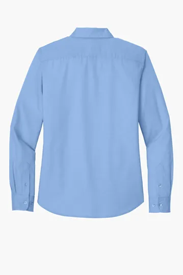 Port Authority Women's Long Sleeve Nailhead Easy Care Shirt — view 5